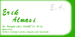 erik almasi business card